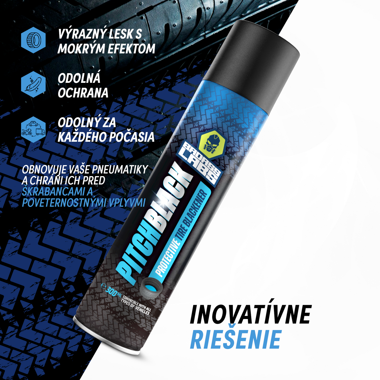 PitchBlack - Sprej na pneumatiky